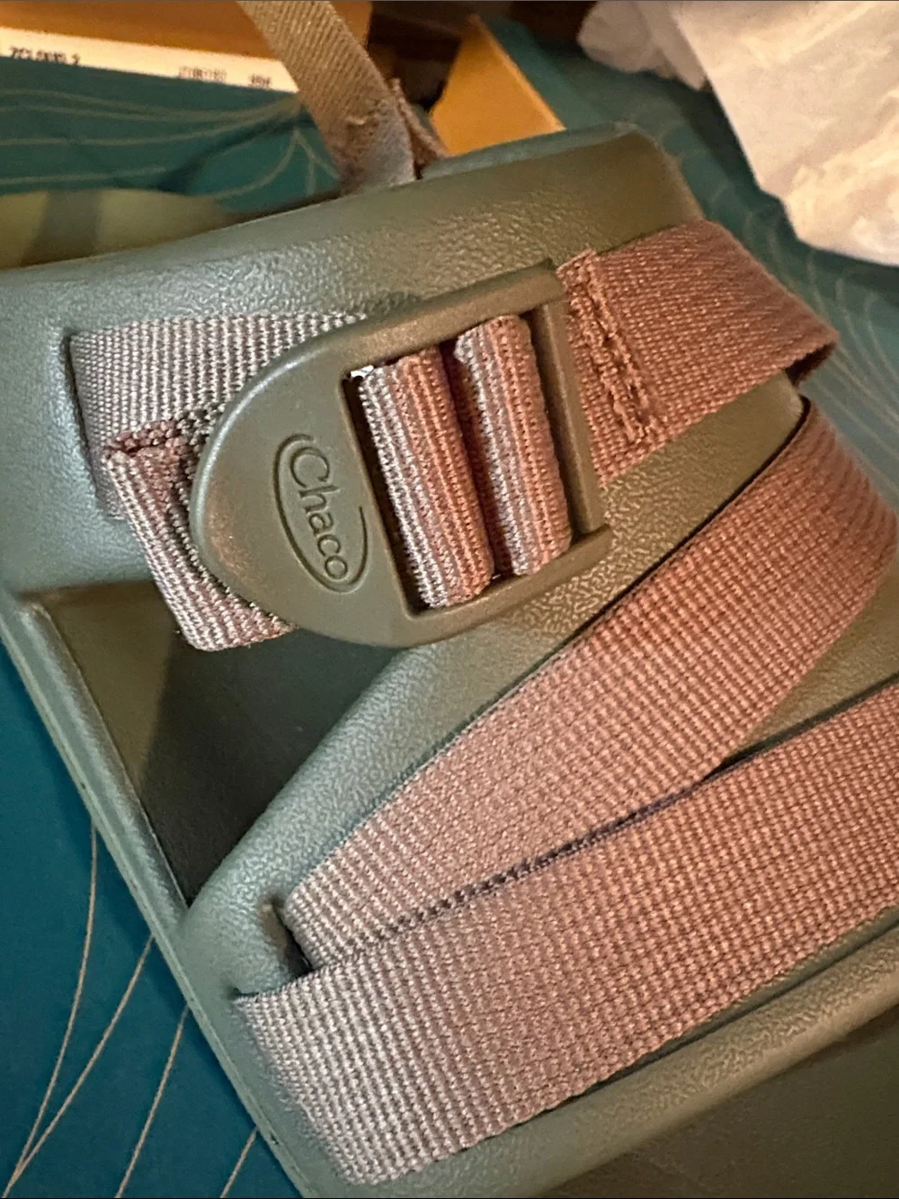 Chaco Olive Green sport Sandals new